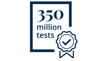 Experienced: Pearson English has delivered and marked over 350 million assessments...and counting!